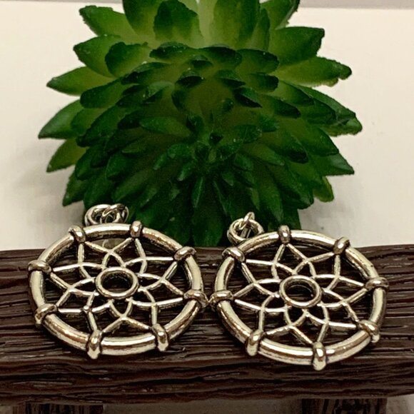 Dream Catcher, Dream Catcher Earring, Native American Jewelry, Indian Earrings - Picture 2 of 5